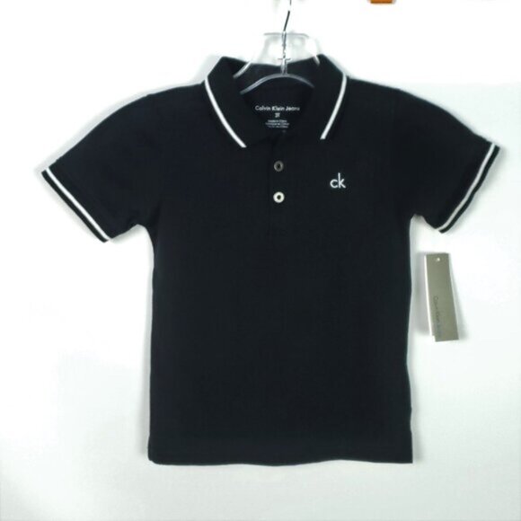 Calvin Klein Boy's Toddler Polo and Pants 2 Piece Set - Picture 2 of 8